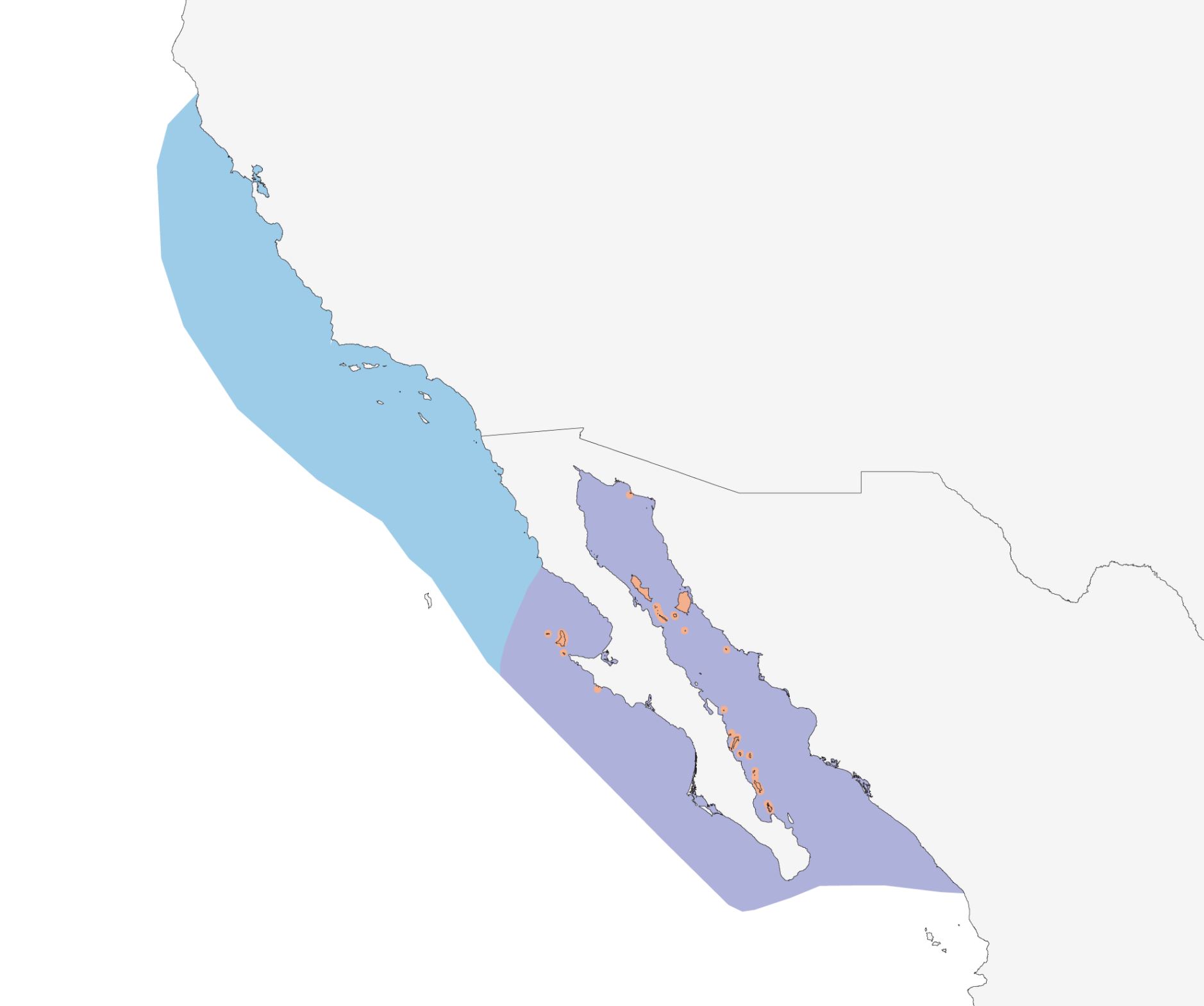 Range Map for Craveri’s Murrelet