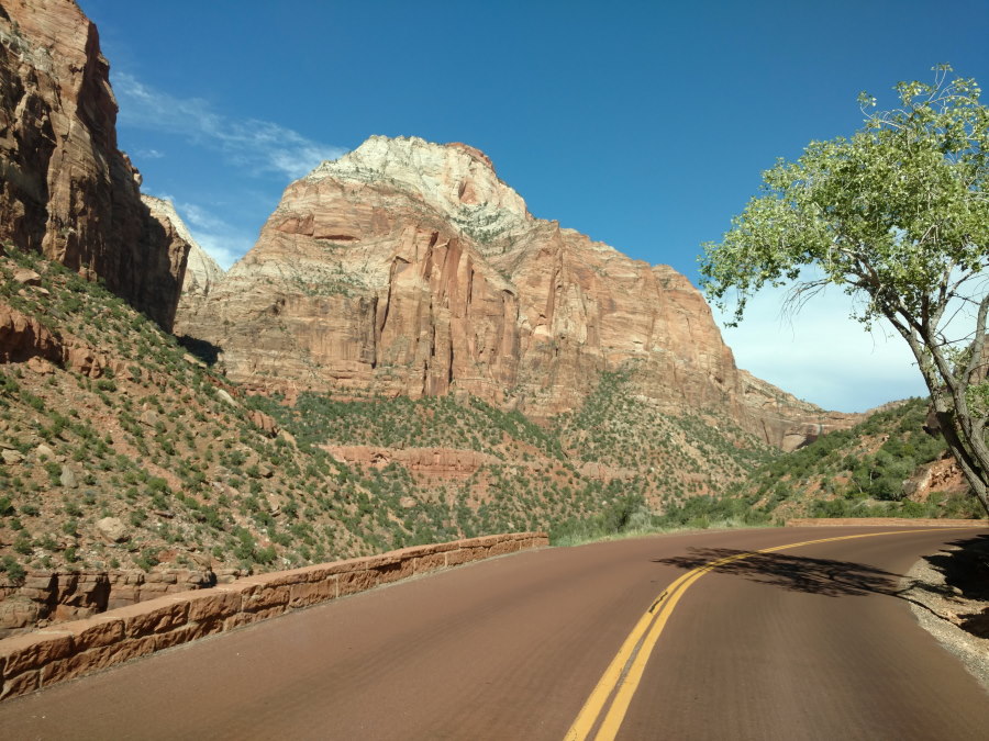 Driveby Scenery In Zion National Park - Scenery
