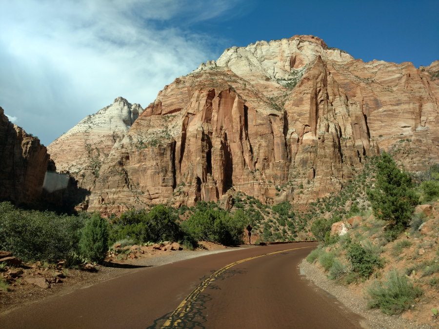 Driveby Scenery In Zion National Park - Scenery