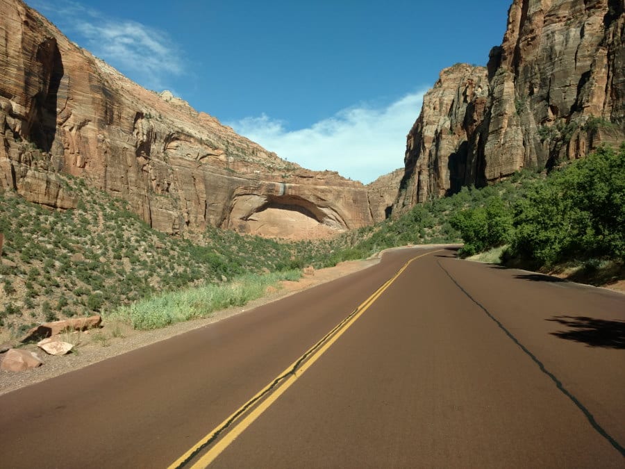 Driveby Scenery In Zion National Park