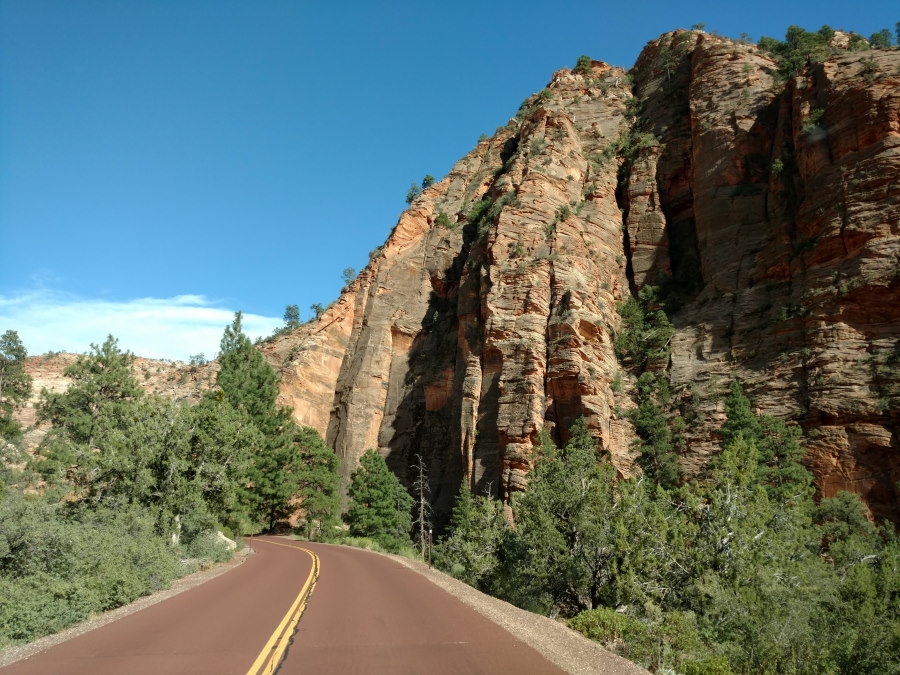 Driveby Scenery In Zion National Park - Scenery