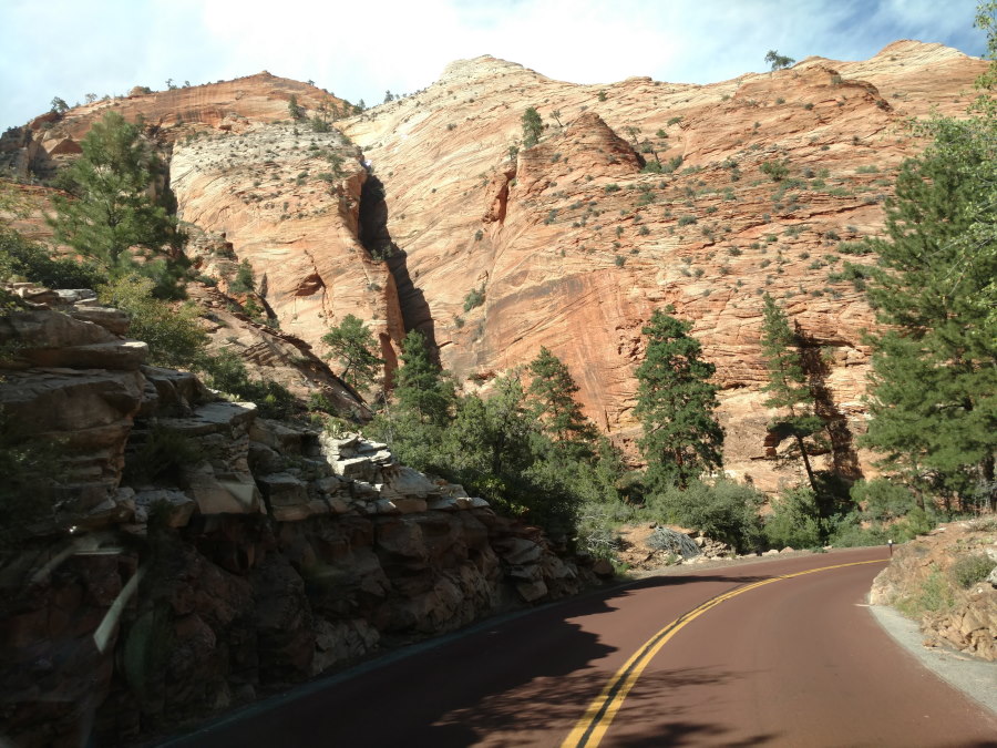 Driveby Scenery In Zion National Park - Scenery