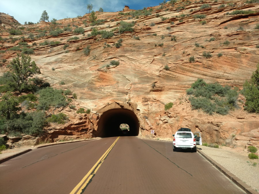 Driveby Scenery In Zion National Park - Scenery