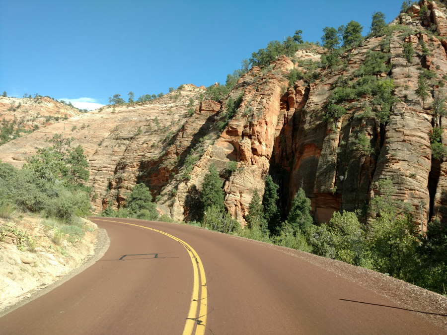 Driveby Scenery In Zion National Park - Scenery