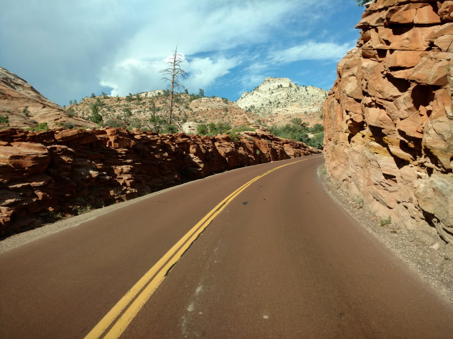 Driveby Scenery In Zion National Park - Scenery