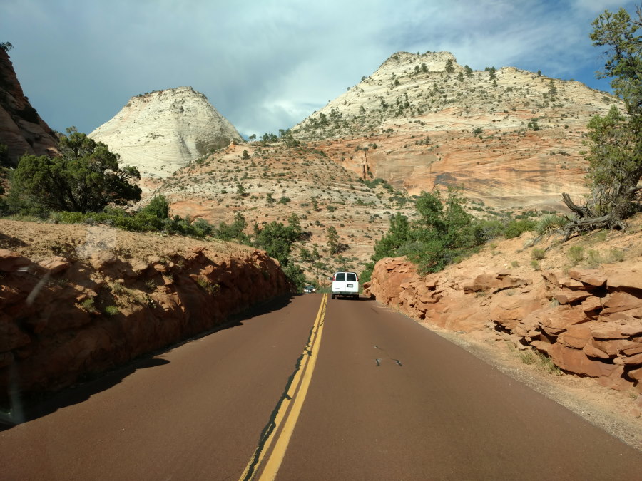 Driveby Scenery In Zion National Park - Scenery