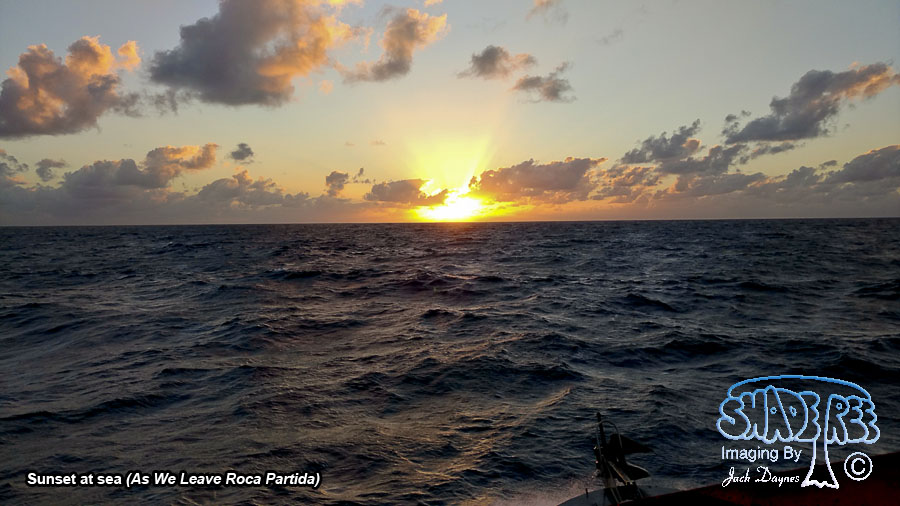 Sunset at sea - As We Leave Roca Partida