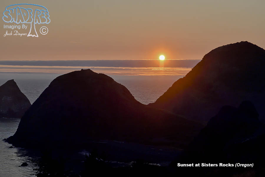 Sunset at Sisters Rocks - Scenery