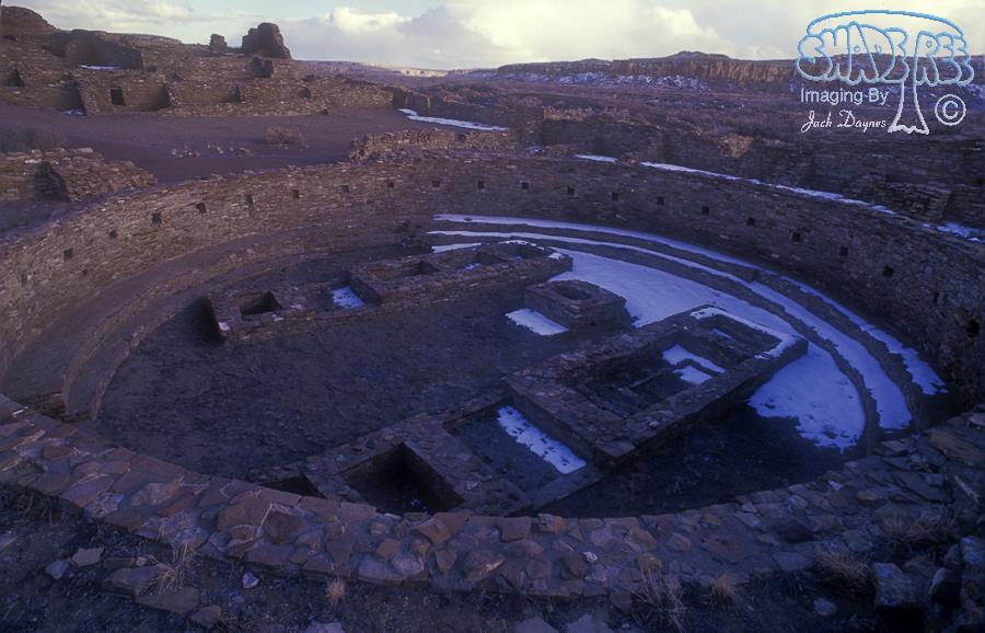 Pueblo Bonito Great Kiva - Scenery