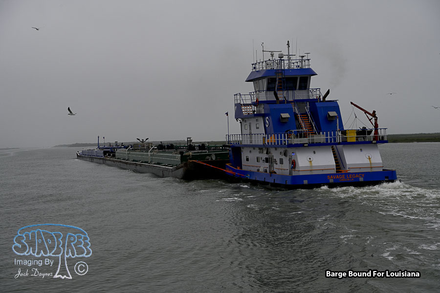Barge Bound For Louisiana - Scenery