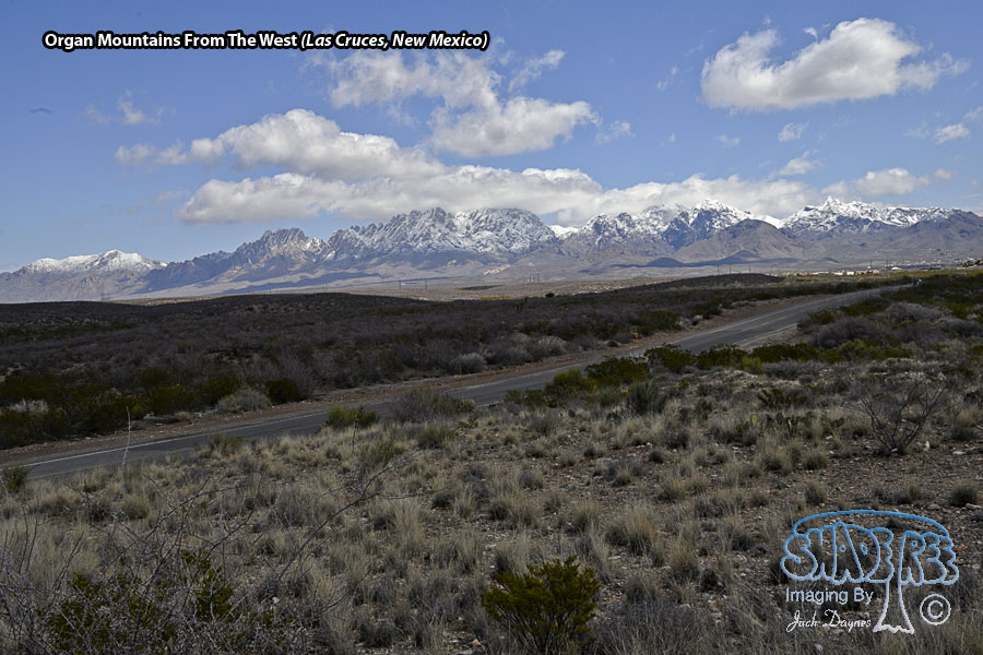 Organ Mountains From The West - Scenery