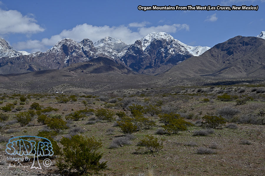 Organ Mountains From The West - Scenery