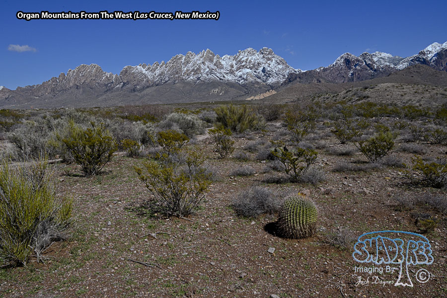 Organ Mountains From The West - Scenery