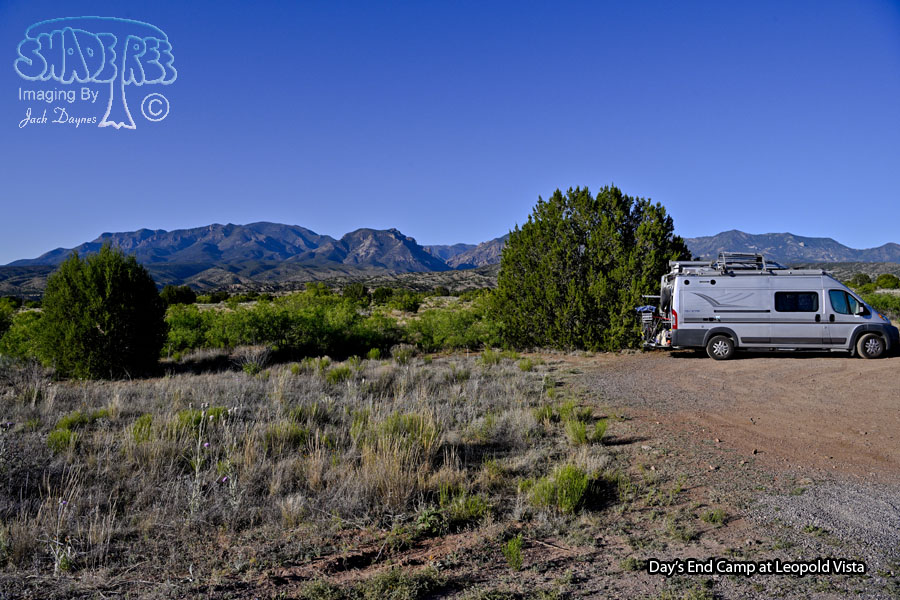 Camped by the Gila Mountains - Scenery