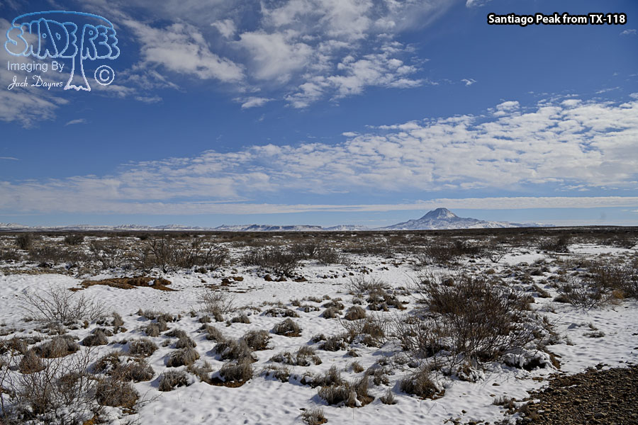 Santiago Peak from TX-118 - Scenery