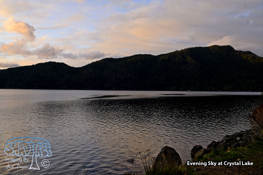 Evening Sky at Crystal Lake - Scenery