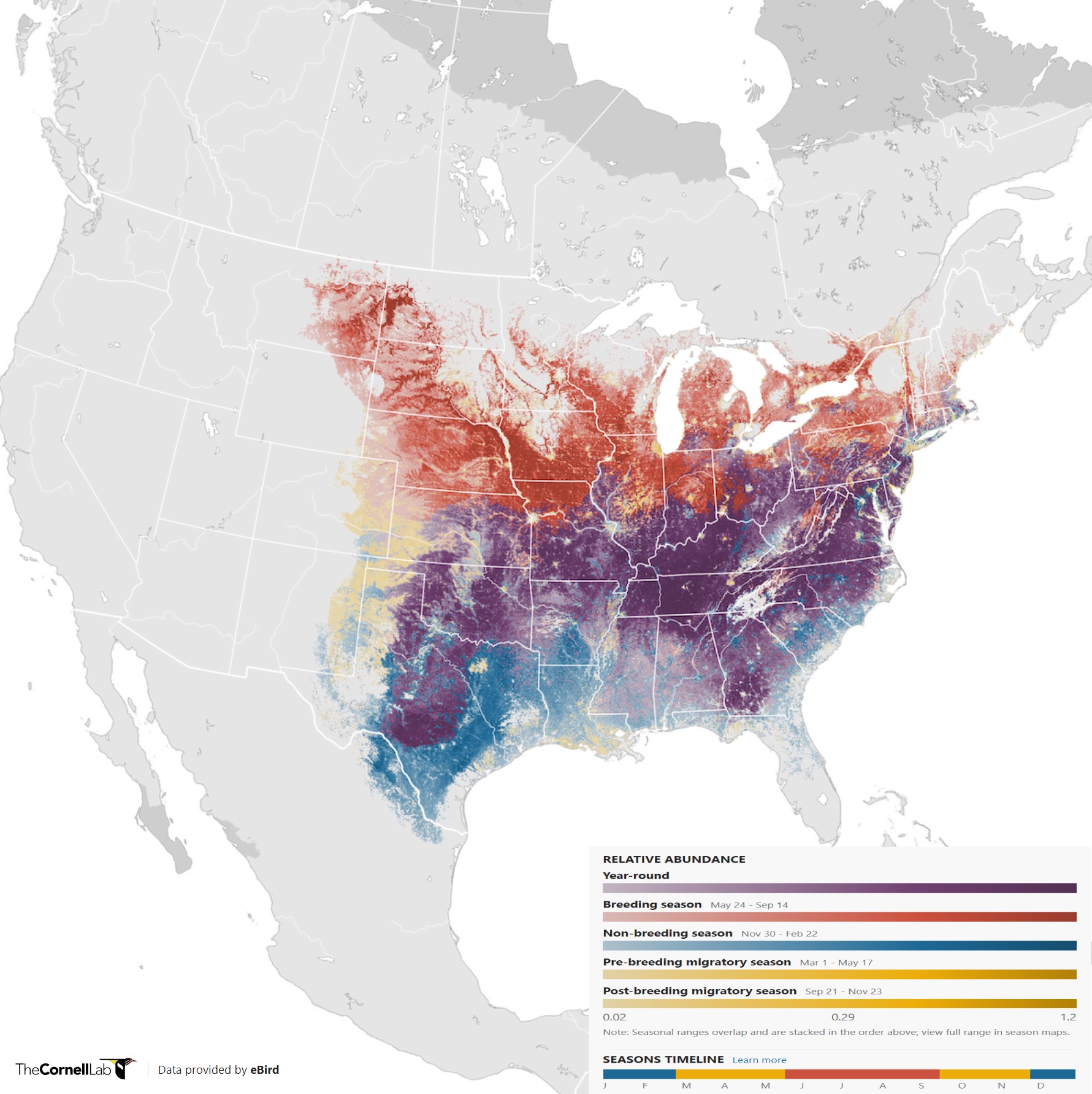 Range Map for Field Sparrow