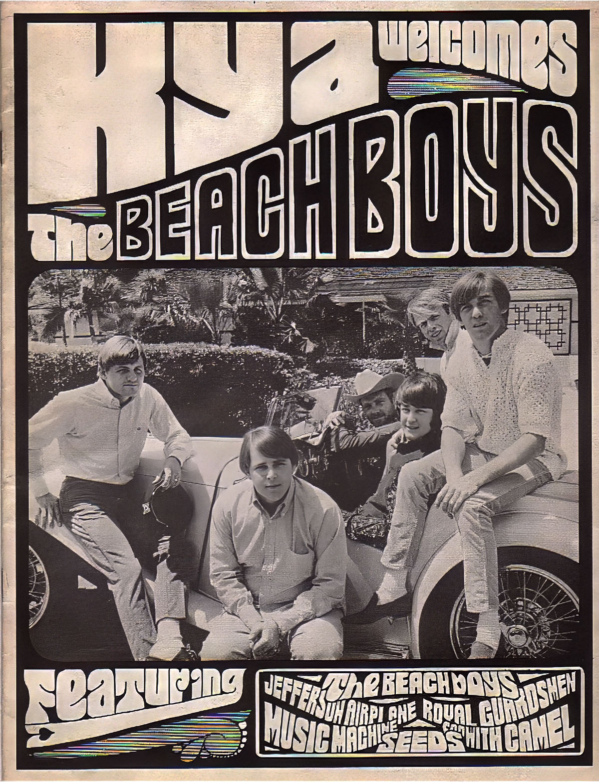 BeachBoys 1966 Tour Poster
