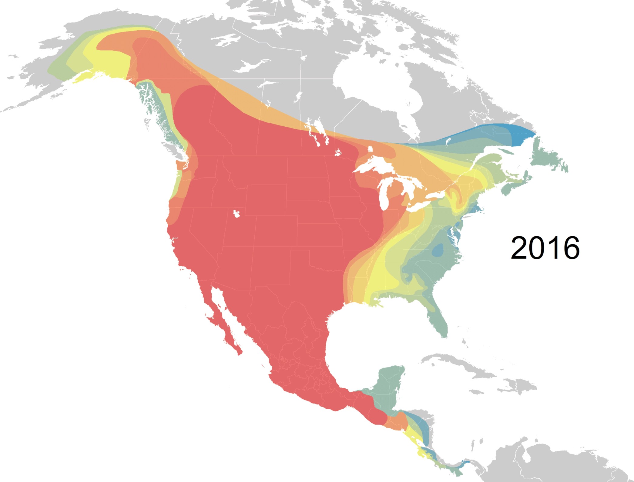 Range Map for Coyote
