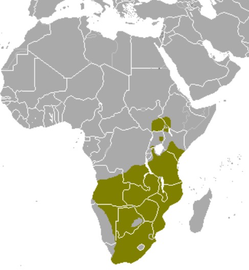 Range Map for Eland