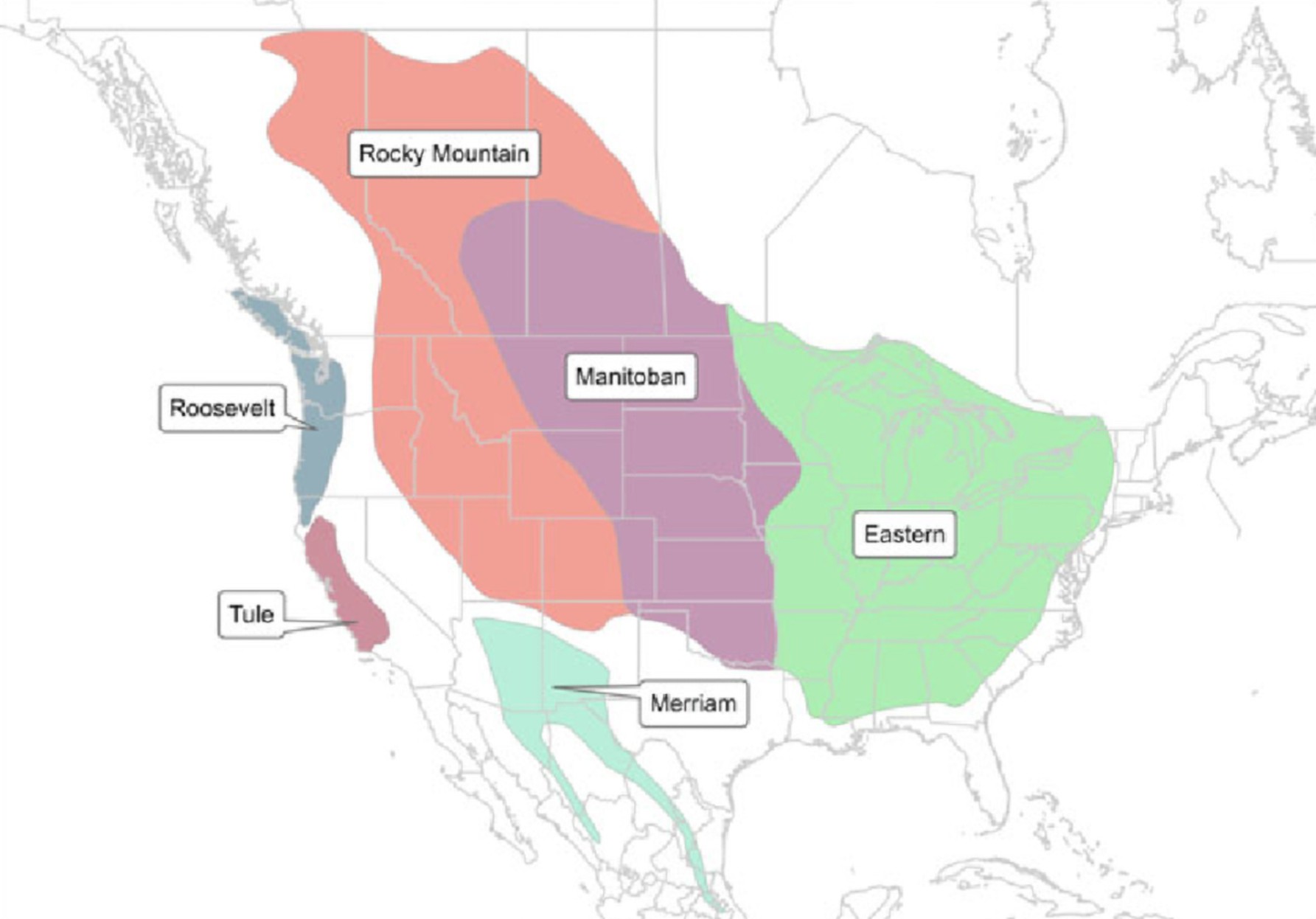 Range Map for Elk