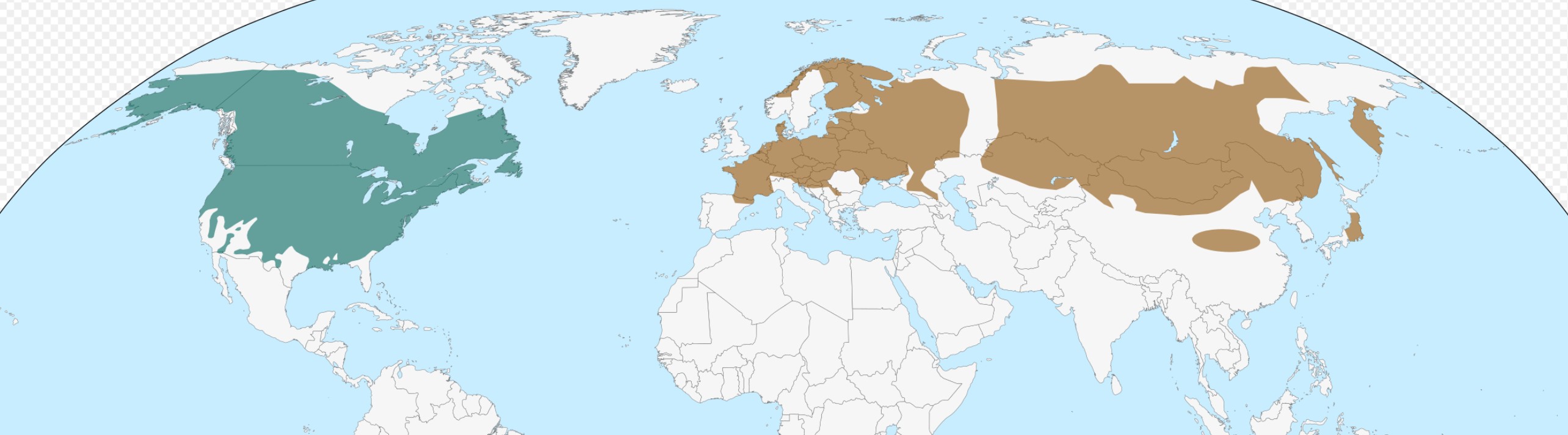 Range Map for Muskrat