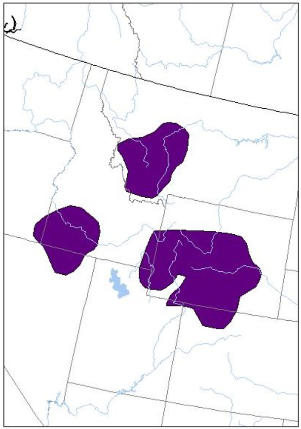 Range Map for Wyoming Ground Squirrel